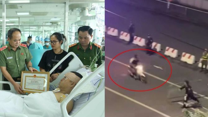 Hà Nội: Đại úy Lê Đình Công bị thương khi làm nhiệm vụ A80 nhận Bằng khen đặc biệt, lộ tình trạng sức khoẻ hiện tại?