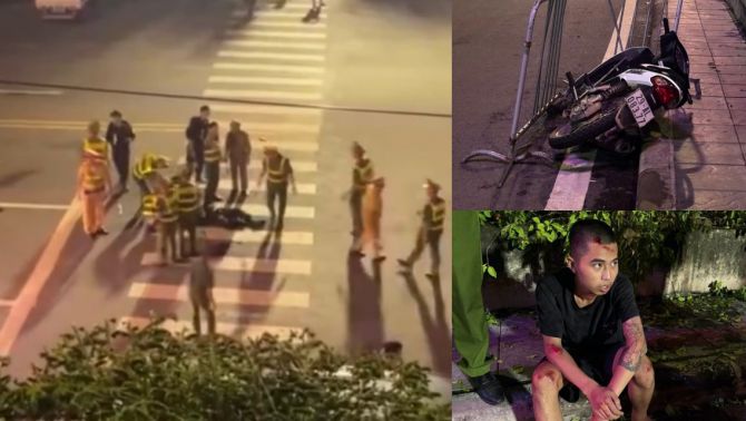 Bắt giữ 'quái xế' thông chốt, tông CSCĐ chấn thương sọ não, đối diện chế tài xử lý nào? 