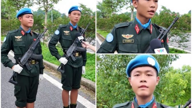 Chân dung 2 chiến sĩ trả lời phỏng vấn nhà đài VTV bằng tiếng anh 'như gió' gây bão khắp CĐM