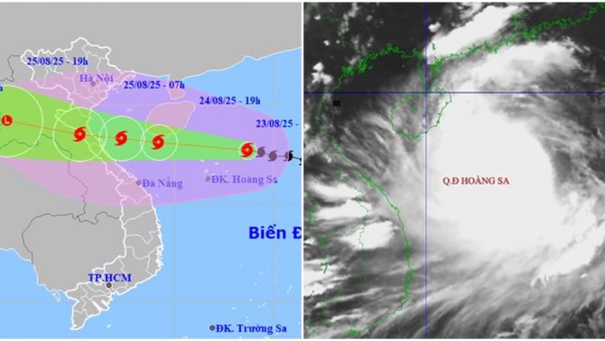 Bão số 5 tăng cấp liên tục, mạnh ngang Yagi đang tiến gần vào Nghệ An, Hà Tĩnh, nguy cơ gây thiệt hại lớn