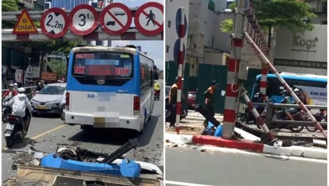 Mức phạt thích đáng cho tài xế đi xe khách lên cầu vượt Tây Sơn, Hà Nội rồi bị 'mắc kẹt'