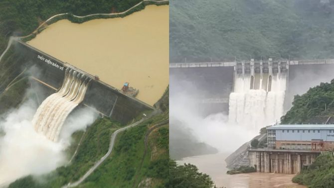 Bão Kajiki đổ bộ, mưa lớn miền Trung: Hồ thủy điện xả lũ dồn dập, Nghệ An - Hà Tĩnh nguy cơ ngập nặng