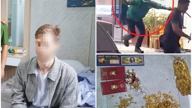 Tiết lộ số tiền 'khủng' đối tượng người Mỹ đã cướp tại tiệm vàng ở Đà Nẵng