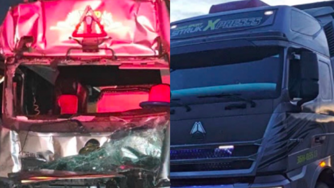 Hiện trường vụ va chạm kinh hoàng giữa 2 xe đầu kéo ở Lâm Đồng, tài xế tử vong thương tâm