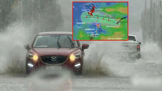 Áp thấp nhiệt đới Biển Đông có thể mạnh lên thành bão số 6: Miền Trung đối mặt mưa lũ lịch sử?