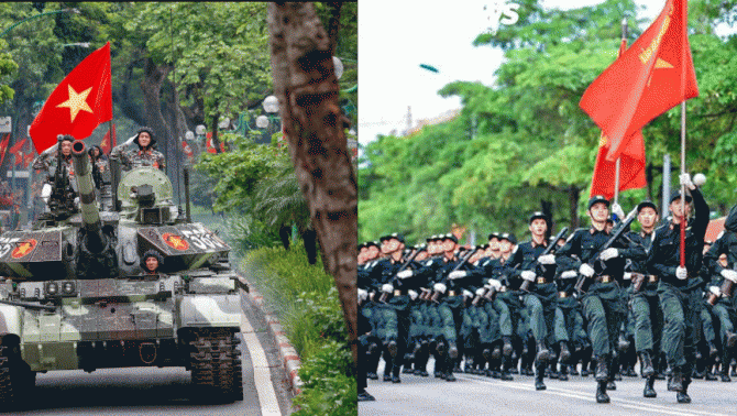 Lộ trình di chuyển của các khối diễu binh, diễu hành buổi tổng duyệt ngày 30/8 và điểm giữ xe miễn phí