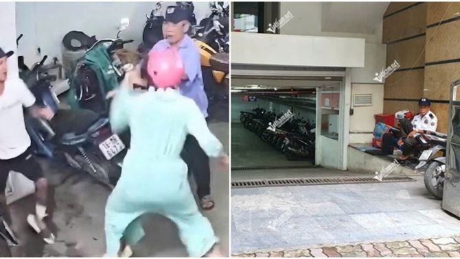 Bảo vệ tiết lộ sự thật vụ cô gái ‘tung liên hoàn cước’ phản đòn, khống chế nam thanh niên xăm trổ