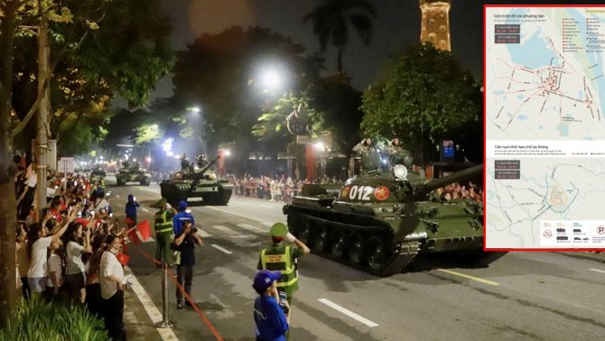 Hà Nội bất ngờ thay đổi giờ cấm đường 29-30/8: Hàng loạt tuyến phố trung tâm ảnh hưởng, dân cần lưu ý ngay!