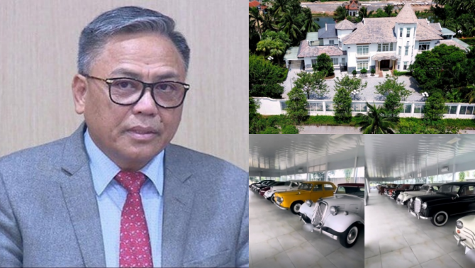 Cận cảnh cung điện trắng xa hoa và bộ sưu tập xe cổ có 1-0-2 của bầu Đoan vừa bị bắt giữ khẩn cấp