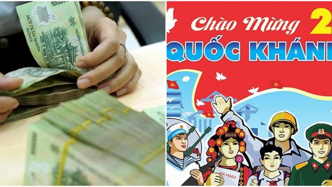 Hôm nay 31/8, bắt đầu chi trả quà 100.000 đồng quà tặng Quốc Khánh 2/9, đây là cách thức nhận tiền