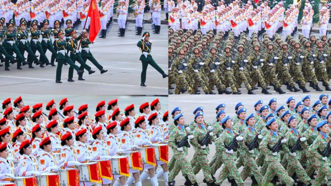 Diễu binh A80: Mãn nhãn với đội hình nổi bật của các khối Quân đội nhân dân Việt Nam trong ngày đại lễ 2/9
