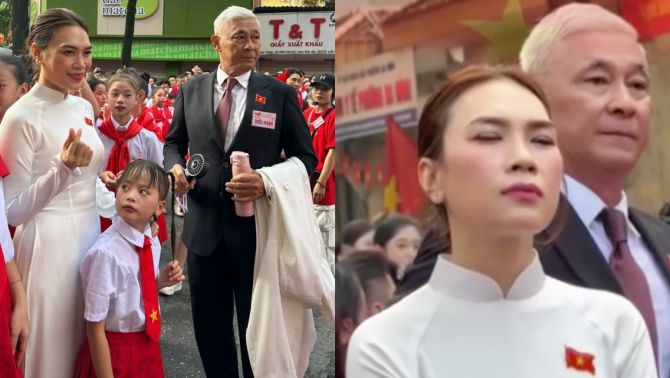 Vệ sĩ đặc biệt bên cạnh Mỹ Tâm tại đại lễ 80 năm Quốc khánh: Thân phận thật gây bất ngờ