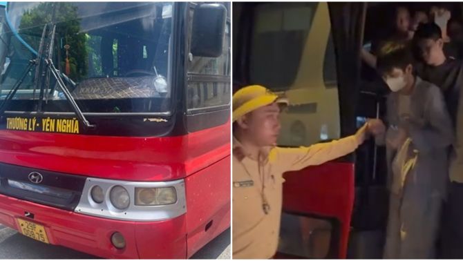 Cái kết thích đáng cho xe khách 46 chỗ nhồi nhét 82 người, tài xế không bằng lái chạy tuyến Hà Nội – Hải Phòng