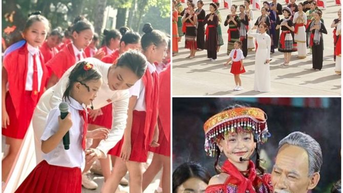 Mỹ Tâm nhận xét về bé gái 7 tuổi hát Quốc ca 2/9, từng tham gia nhiều chương trình lớn trước đó