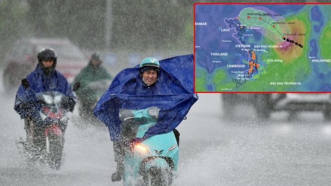 Bão Tapah bất ngờ mạnh cấp 10, Bắc Bộ sắp hứng mưa lớn, kịch bản khó lường