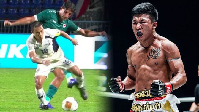 Chanathip bị cầu thủ Iraq chơi xấu, võ sĩ Muay Thái có động thái khiến MXH dậy sóng