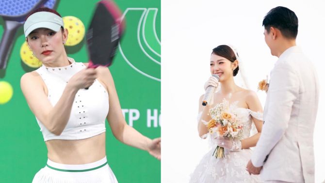 'Chị đẹp đạp gió' đam mê Pickleball mãnh liệt, chồng đại gia lập tức làm 1 điều để chiều vợ