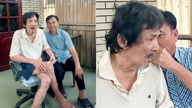 Diễn viên Thương Tín không thể đi lại và tự sinh hoạt, lộ diện mạo khác lạ khó nhận ra