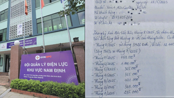 Điện lực lên tiếng lý giải nguyên nhân hóa đơn tiền điện tháng 8 của cụ bà đơn thân hết 12 triệu