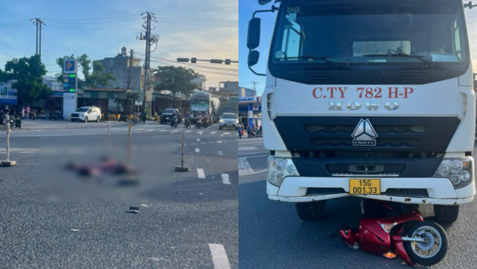 Hải Phòng: Hiện trường vụ tai nạn thương tâm, hai mẹ con tử vong dưới bánh xe ben sau va chạm giao thông thảm khốc