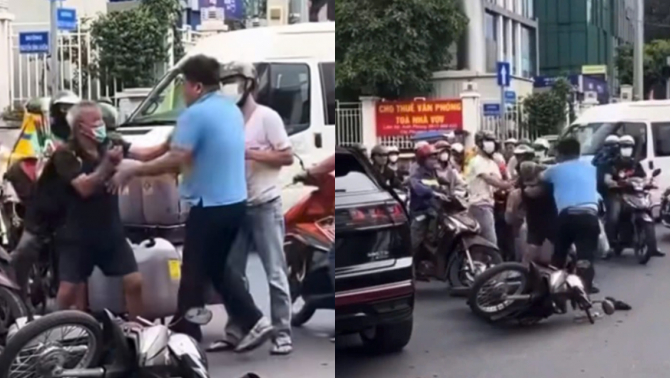 Danh tính người đàn ông hành hung cụ lớn tuổi ở TPHCM sau va chạm: Công an đưa về trụ sở làm rõ nguyên nhân
