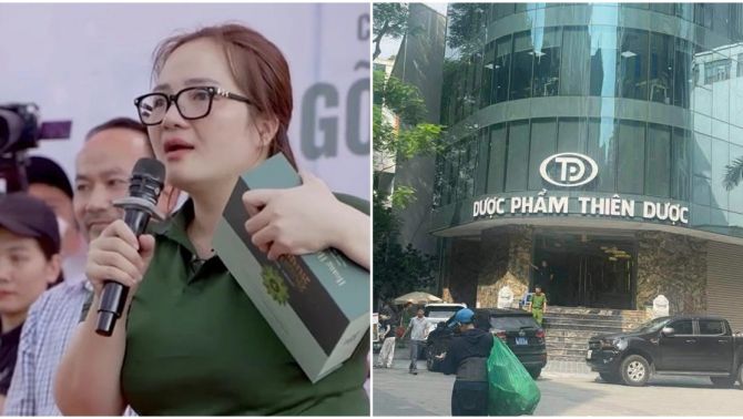 Rộ tin đồn Hoàng Hường bị bắt, cơ quan chức năng có mặt tại trụ sở kinh doanh dược phẩm Thiên Dược?