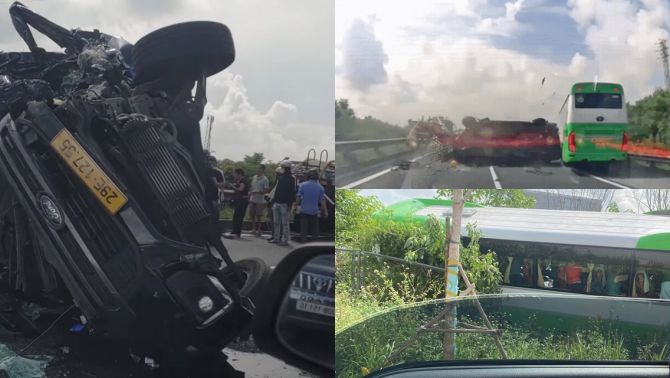 Clip ghi lại toàn cảnh vụ tai nạn liên hoàn cao tốc Pháp Vân – Cầu Giẽ, cập nhật con số thương vong