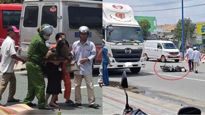 Cô giáo gào khóc chứng kiến học sinh tử vong trên đường đi học, hành động của tài xế gây căm phẫn