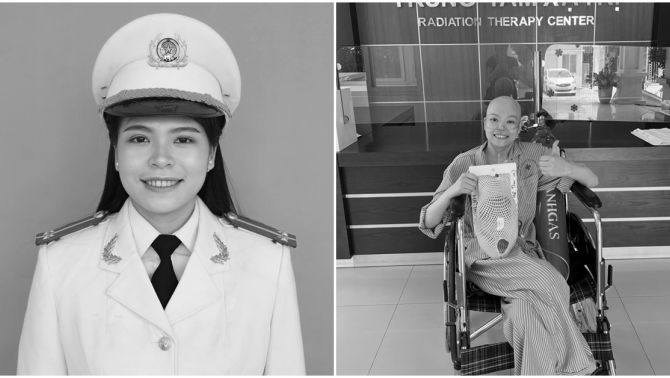Nữ chiến sĩ công an 2 lần ‘tự chụp ảnh thờ’ đã qua đời ở tuổi 33, đau xót chia sẻ từ người chồng