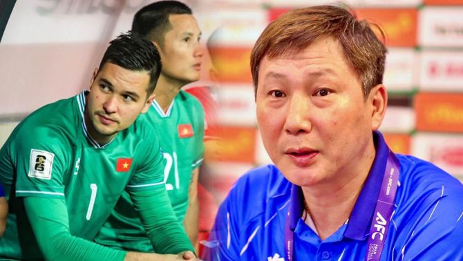 Thủ môn số 1 Việt Nam lộ diện, HLV Kim Sang-sik tìm ra phương án thay thế Filip Nguyễn?