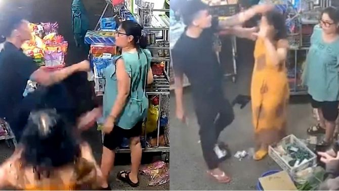Camera ghi lại cảnh nam thanh niên vừa đánh thai phụ vừa hỏi ‘biết tao là ai không’, hé lộ nguồn cơn