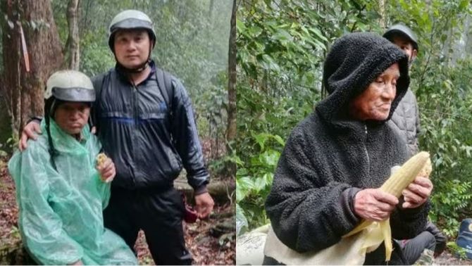Điều kỳ diệu đến với cụ ông 78 tuổi đi lạc trong rừng 6 ngày, tìm thấy cụ trong tình trạng bất ngờ