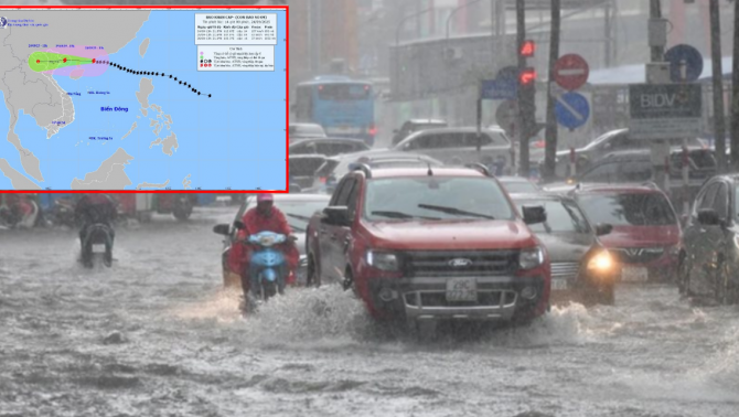 Bão số 9 tiến sát: Từ đêm nay mưa lớn bao trùm nhiều tỉnh, Hà Nội có nằm trong vùng nguy hiểm?