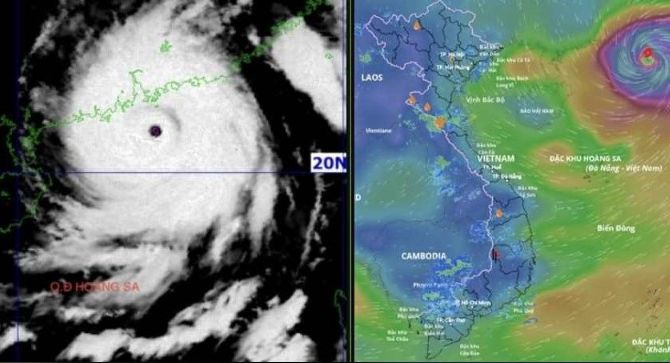 Diễn biến mới nhất của bão số 9 Ragasa: Siêu bão áp sát Quảng Ninh, 7 tỉnh miền Bắc chịu ảnh hưởng?