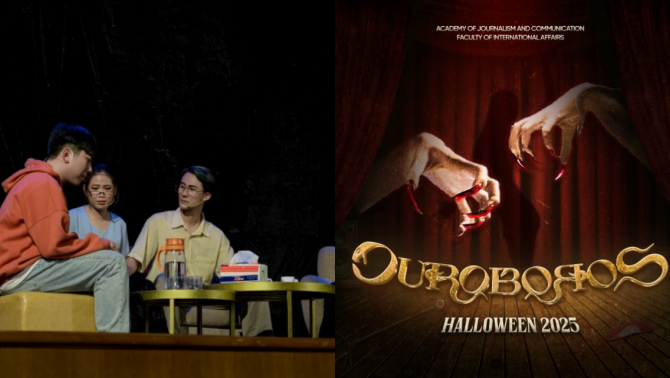 Halloween trường Báo trở lại ấn tượng với chủ đề 'Ouroboros'