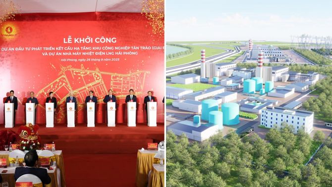 Tập đoàn Vingroup khởi công Khu Công Nghiệp Tân Trào và Nhà máy Nhiệt điện LNG Hải Phòng