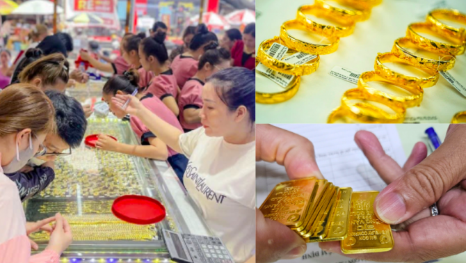 Giá vàng hôm nay 27/9: Vàng miếng SJC tiếp tục tăng lên mức 'khủng', giá vàng nhẫn cũng 'nóng' không kém