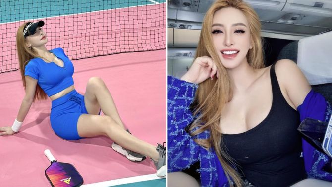 Hé lộ danh tính 'nữ tổng tài' chơi pickleball gây sốt, loạt ảnh đời thường 'cháy' hơn cả trên sân