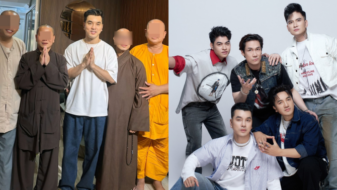 Ưng Hoàng Phúc tụng kinh niệm Phật, Khánh Phương và các thành viên Ngũ Hổ Tướng cùng làm 1 việc sau ồn ào