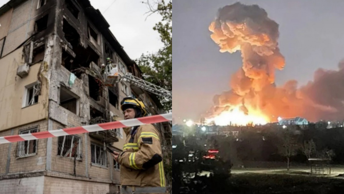 Chiến sự Nga - Ukraine căng thẳng: Hàng trăm UAV, tên lửa dội xuống Kiev, Đại sứ quán Ba Lan lao đao