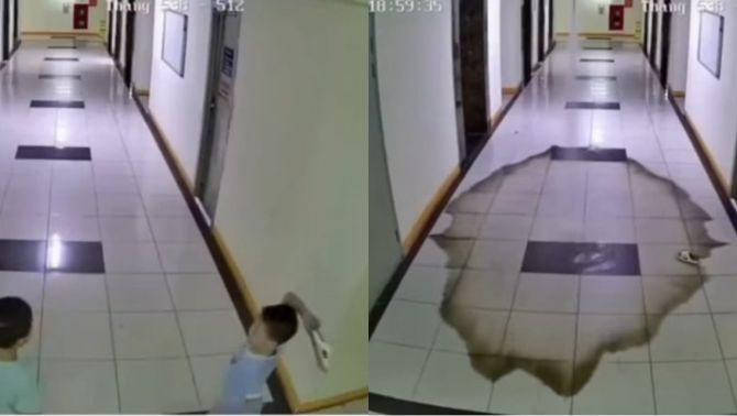 Vụ ném dép gãy vòi nước chữa cháy: 1 bé sợ hãi không dám về nhà, gia đình nói về số tiền phải đền bù