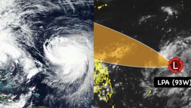 Hiện tượng hiếm gặp: Xuất hiện hai cơn bão xoáy quanh nhau, chuyên gia đưa ra cảnh báo nóng về diễn biến thời tiết