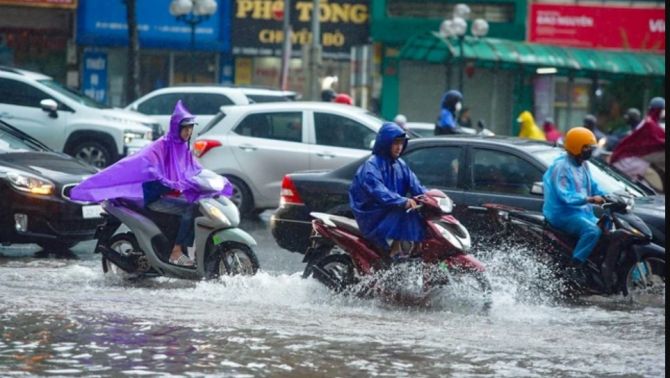 Cơ quan khí tượng thủy văn thông tin về thời gian miền Bắc, miền Trung hết mưa sau bão số 10