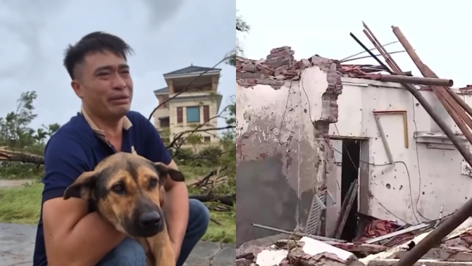 Tang thương sau bão số 10: Nhà tan hoang, con trai ngã quỵ kể lại giây phút mẹ bị tường sập đè lúc ngủ