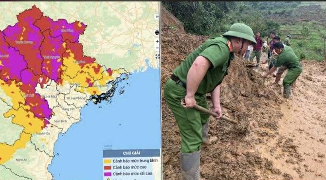 Thông báo khẩn tới 800 xã phường ở 11 tỉnh trên cả nước sau hoàn lưu bão số 10