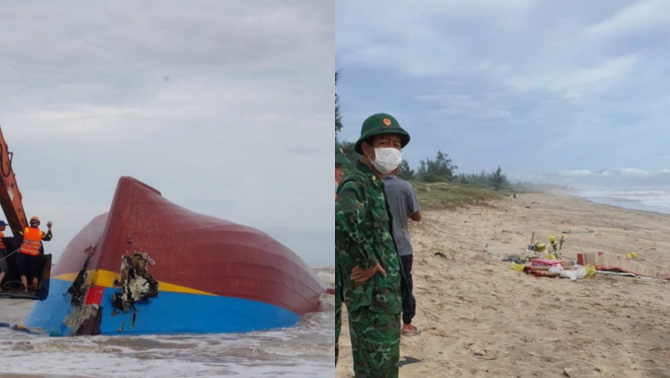 Quảng Trị: Phát hiện 2 thi thể trôi dạt vào bờ biển, hé lộ manh mối quan trọng trong vụ 9 ngư dân mất tích