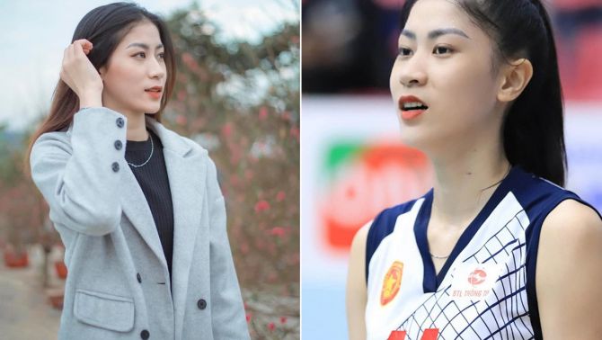 Hoa khôi bóng chuyền Việt Nam gây sốt: Được thăng quân hàm 2 lần trong 1 năm, sở hữu nhan sắc 'phát sáng'