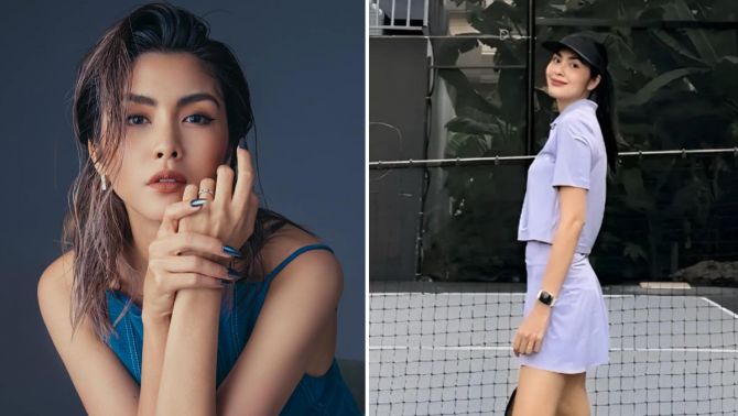 Tăng Thanh Hà khoe chân dài trên sân pickleball, khí chất 'ngọc nữ màn ảnh' vẫn nổi bật ở tuổi U40