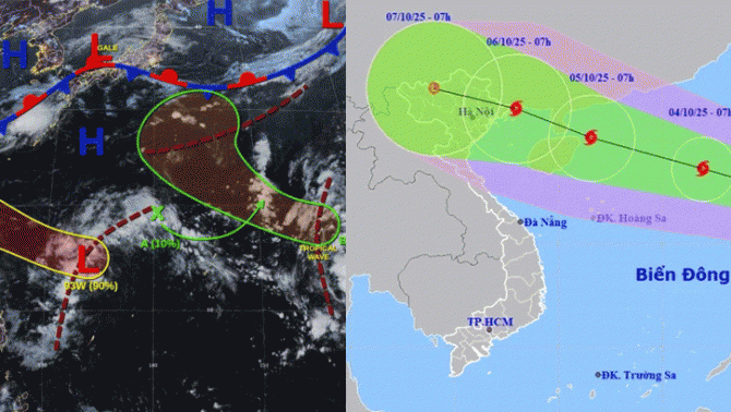 Tin mới nhất về bão số 11 Matmo: Ngày mai bão vào Biển Đông và miền Bắc có đón mưa lớn diện rộng
