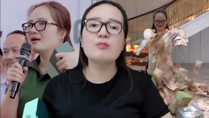 Hoàng Hường giàu có cỡ nào: Từng gây sốc với clip rải tiền khắp biệt phủ trăm tỷ và cuộc sống sung sướng như tiên